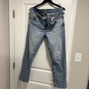 American Eagle Outfitters Light Blue Straight Jeans